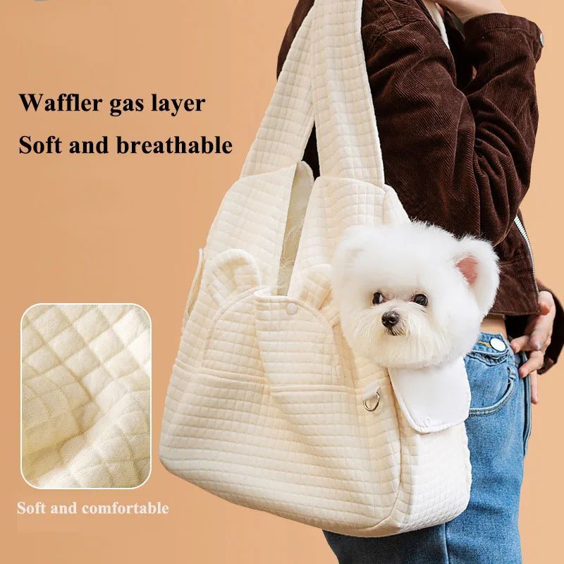 Pet Carrier Backpack Breathable Cross Travel Bag