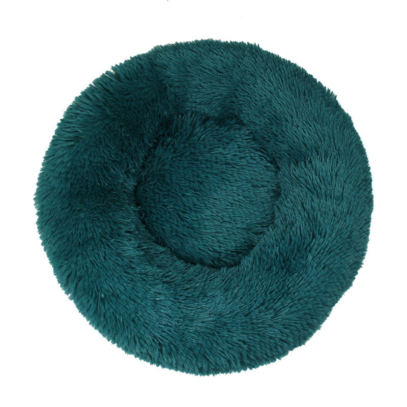 Round Cotton Pet Winter Warm Sleeping Bed Cozy Kennel Nest