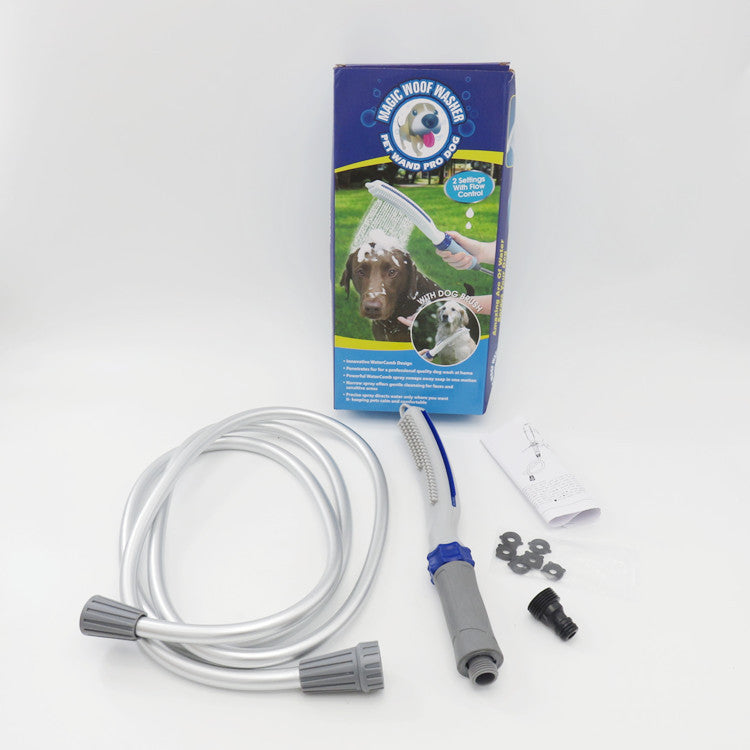 Water Hose Bath Shower Grooming Pet Brush