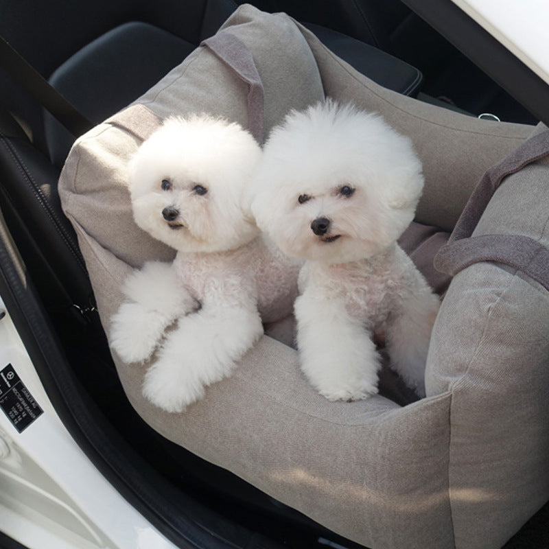 Pet Waterproof Car Seat Carrier Travel Basket Breathable Bag