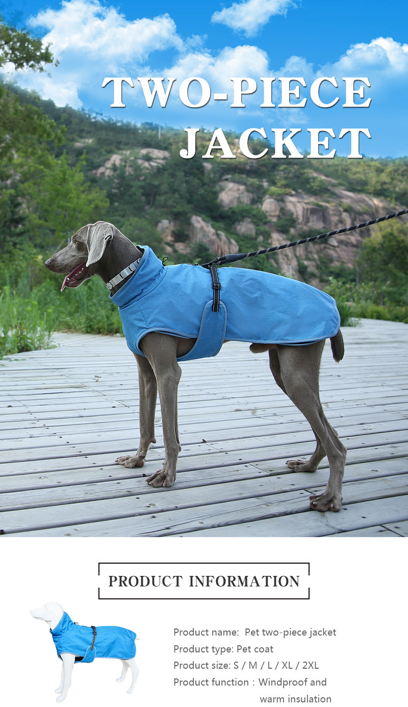 Winter Pet Shell Jacket Outdoor Ski Suit Warm Protection