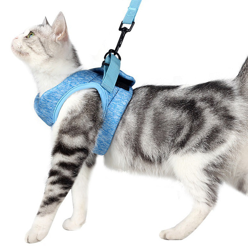 Breathable Lightweight Pet Chest Harness Lace Rope Leash