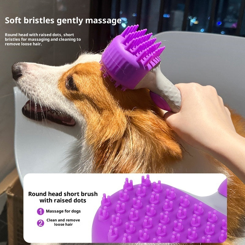 Bath Shower Hair Cleaning Grooming Pet Brush