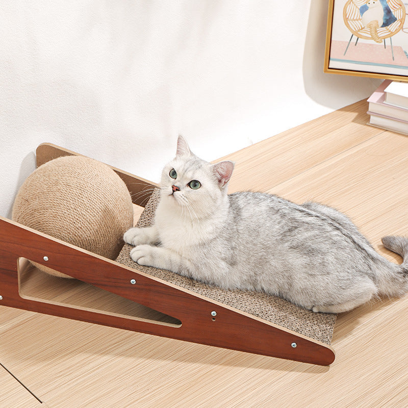 Corrugated Paper Scratch Board Interactive Pet Toy