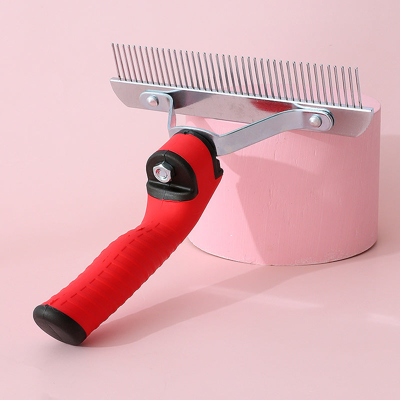 Extra Large Pet Rake Comb Deshedding Grooming Tool