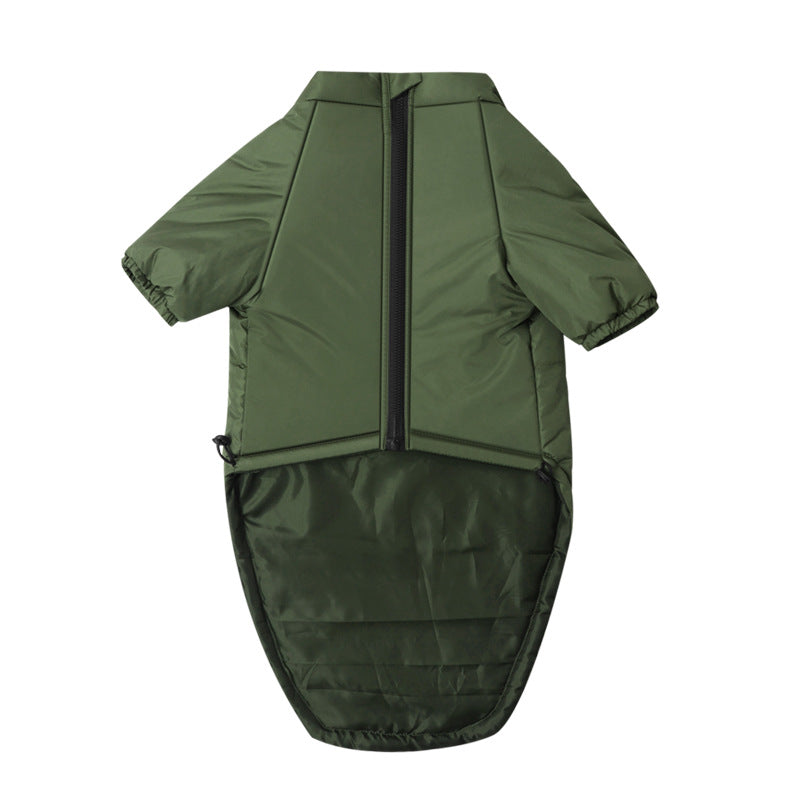 Cotton Pet Jacket Two-Leg Design Comfortable Wear