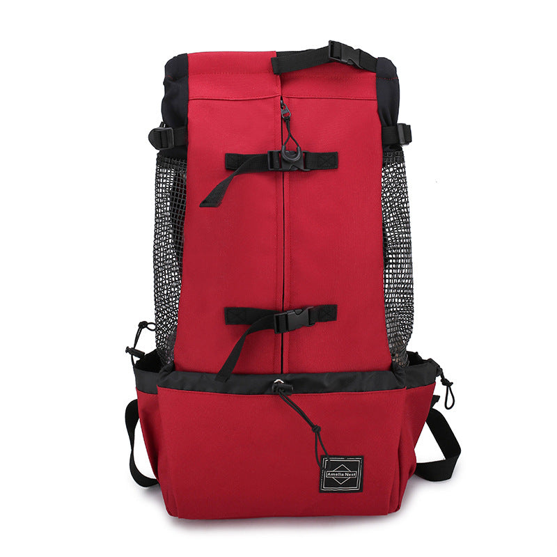 Pet Carrier Backpack Double Shoulder Travel Bag