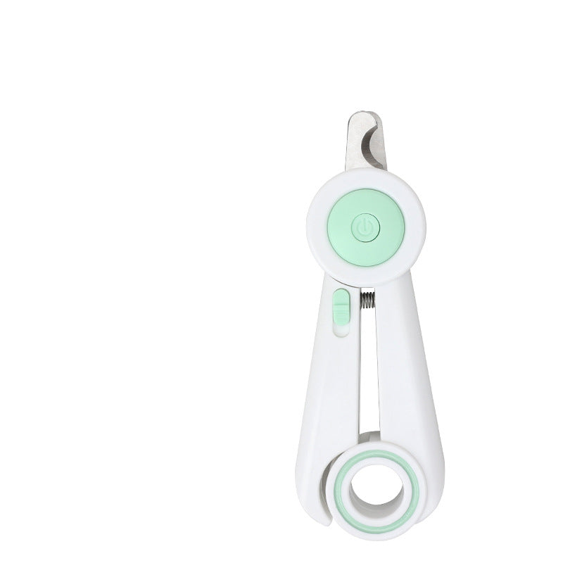 LED Pet Nail Clippers And Grinder Safe Claw Trimming Tool