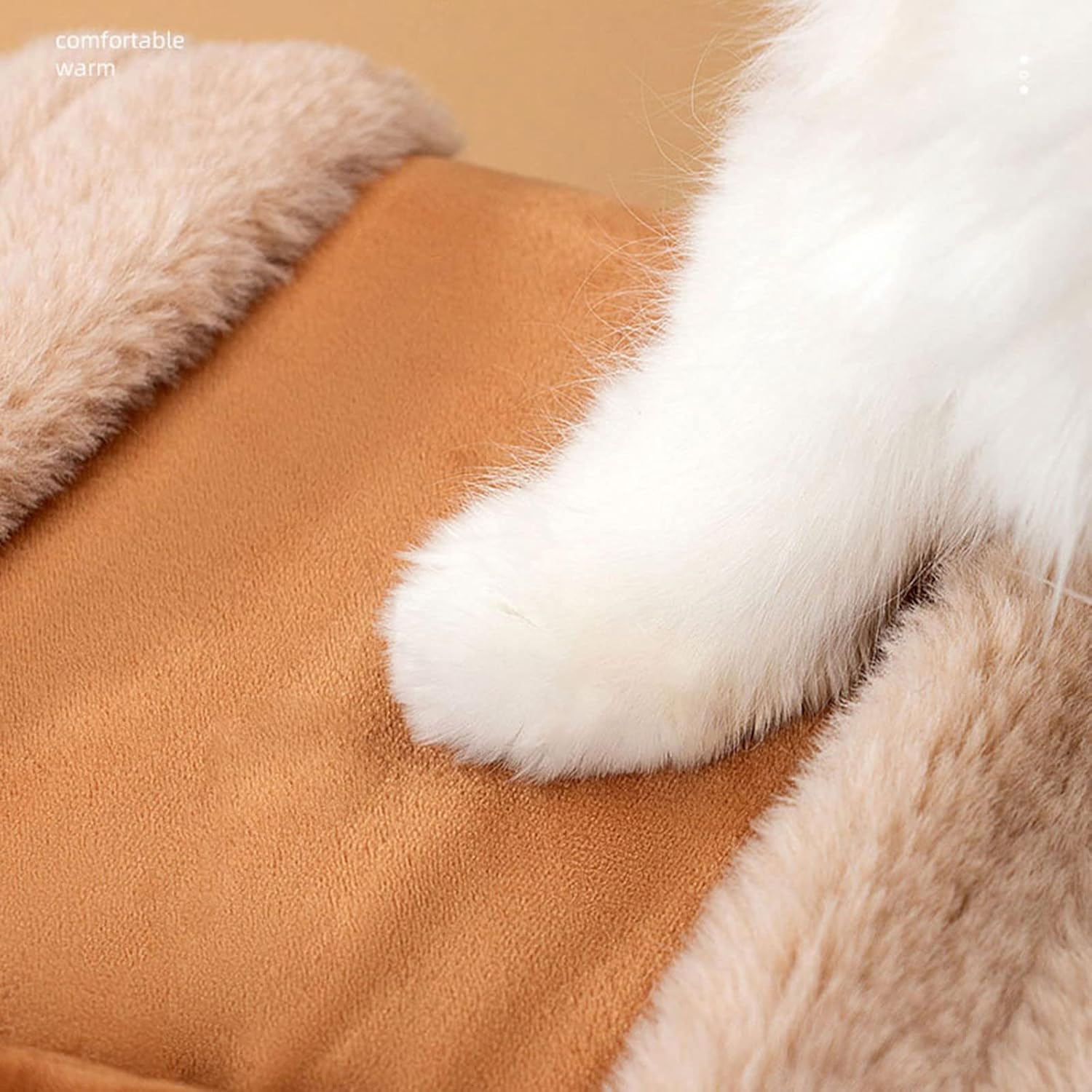 Pet Carrier Backpack Winter Plush Travel Bag