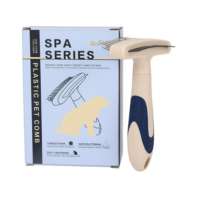 Pet Grooming Brush Hair Removal Detangling Tool