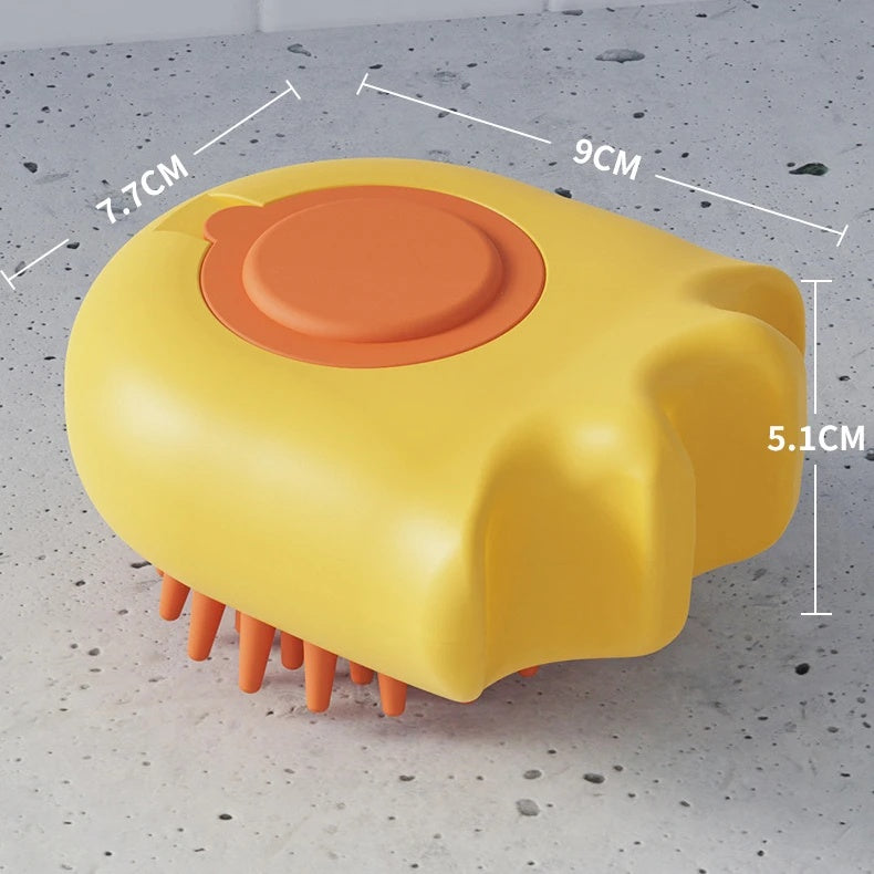 Shampoo Box Bath Massage Grooming Pet Brush