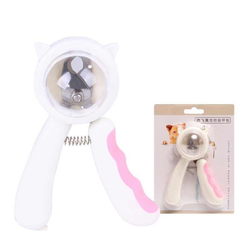 Splash Proof Pet Nail Scissors Safe Claw Trimming Tool