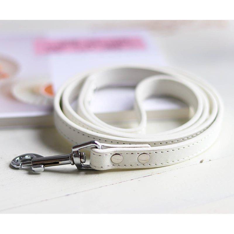 Adjustable Pet Leash And Collar Set Durable Walking Accessory