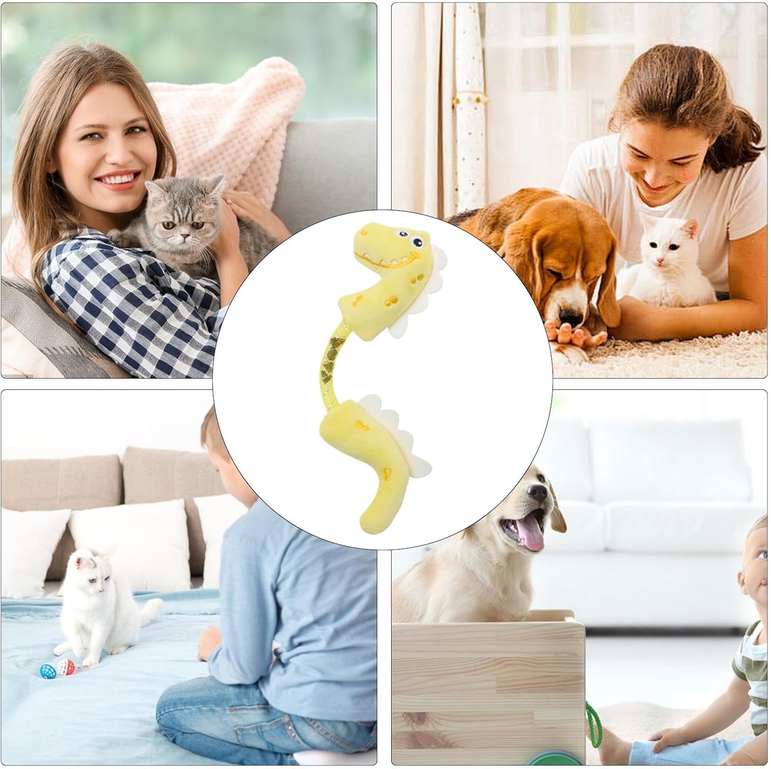 Catnip Rope Chew Teeth Cleaning Interactive Pet Toy