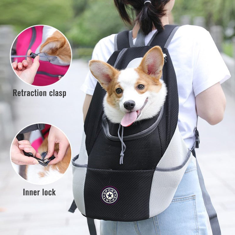 Pet Carrier Backpack Outdoor Travel Portable Bag