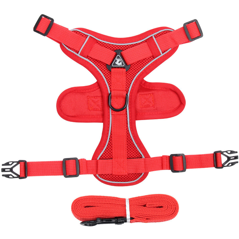 New Pet Harness Vest Chest Strap With Leash