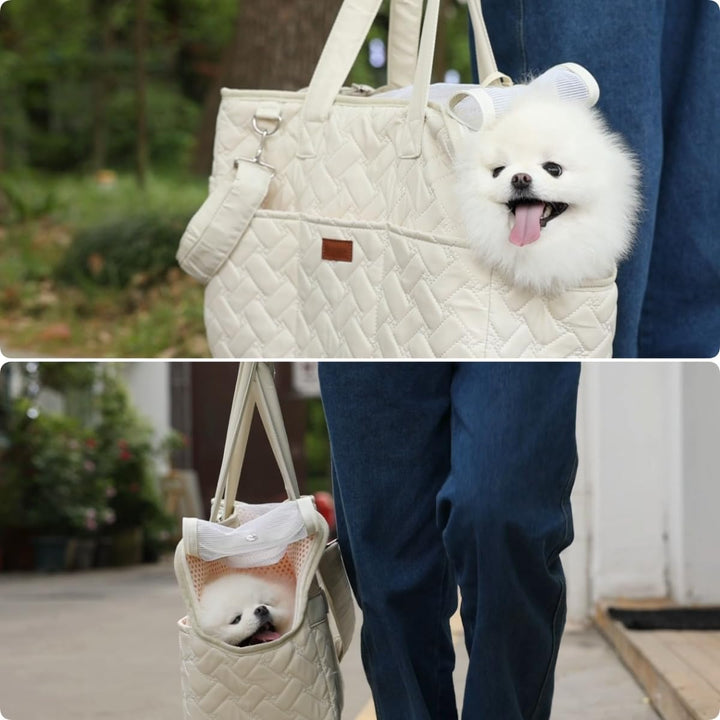 Pet Carrier Tote Breathable Mesh Soft Cushion Bag