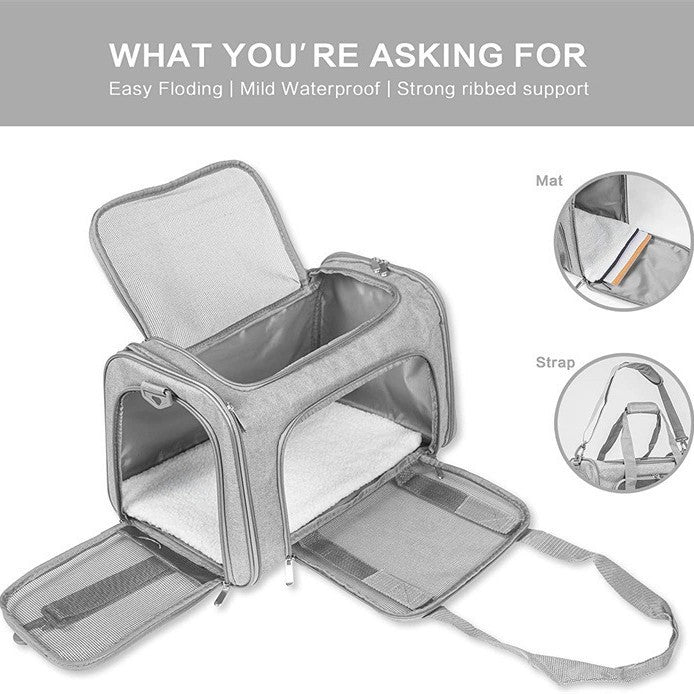 Pet Carrier Foldable Portable Handheld Bag