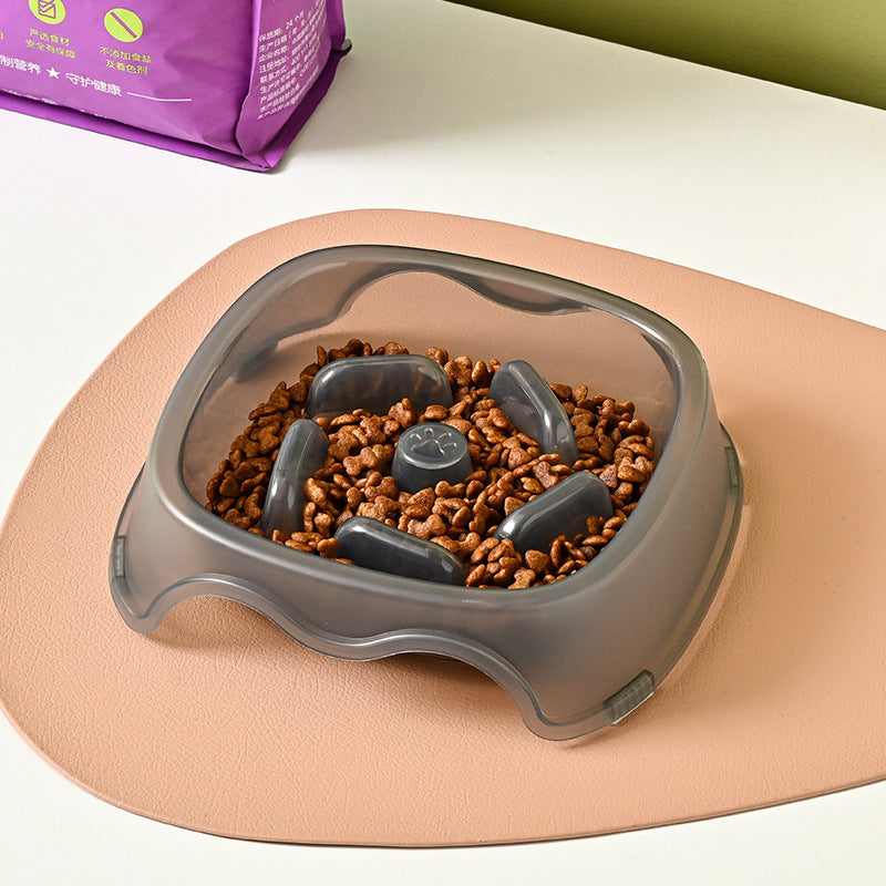 Slow Feeding Pet Water Bowl Anti Choking Safe Drinking Dish