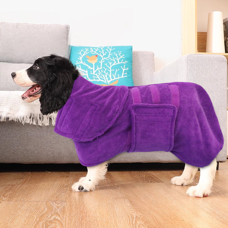 Super Absorbent Quick Drying Fiber Pet Bath Towel