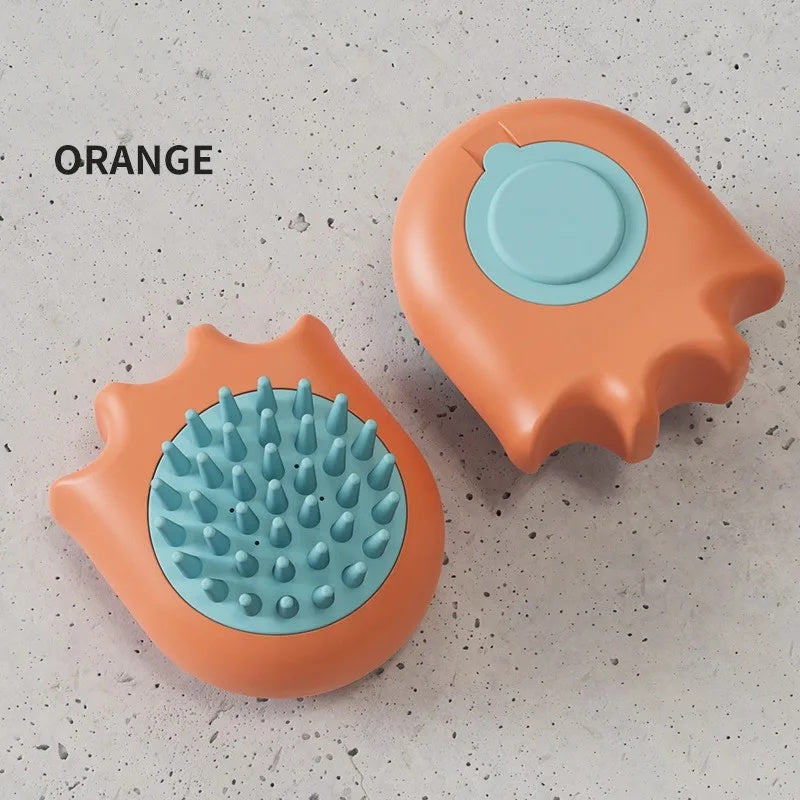 Shampoo Box Bath Massage Grooming Pet Brush
