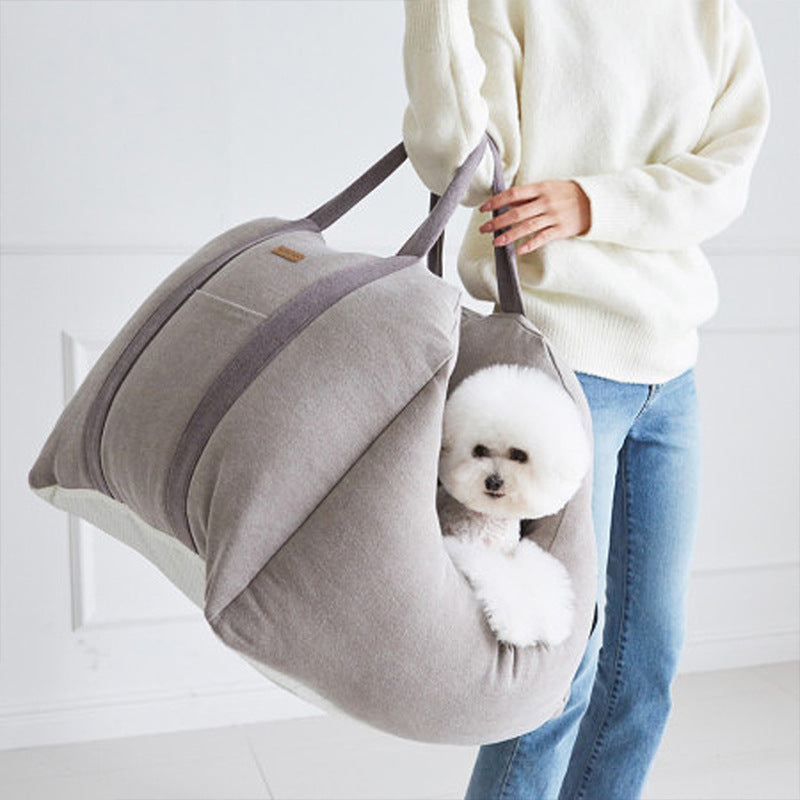 Pet Waterproof Car Seat Carrier Travel Basket Breathable Bag