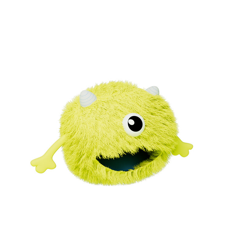Machine Washable Fluffy Round Pet Calming Bed Non Slip Cushion