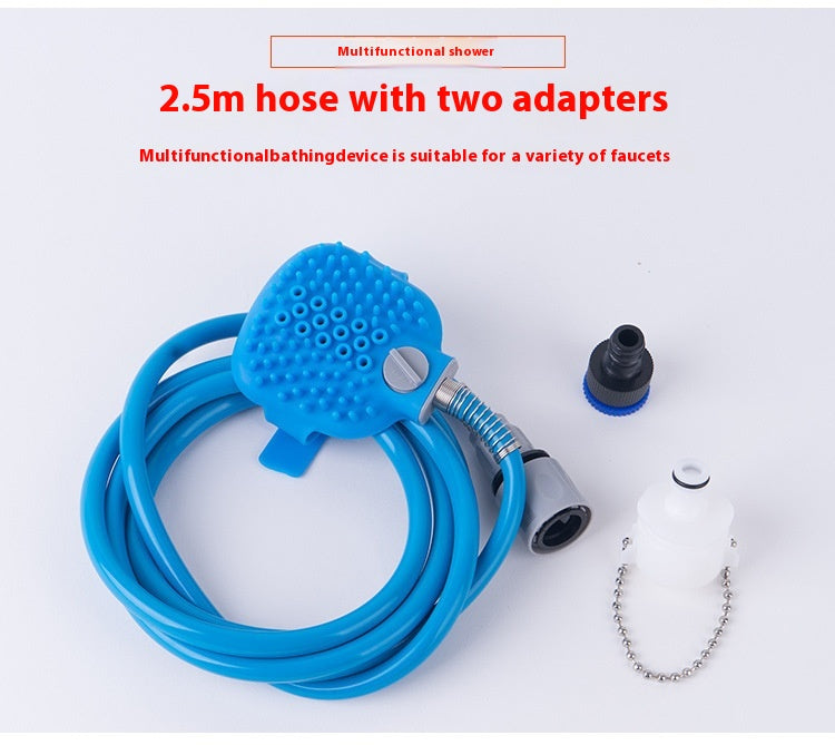 Silicone Bathing Gloves Handheld Shower Massage Pet Brush