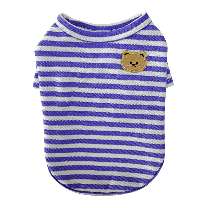 Breathable Summer Pet T Shirt Lightweight Cooling Wear