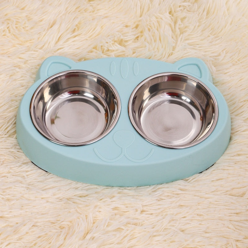 Pet Feeding And Drinking Bowl Set Food And Water Dish