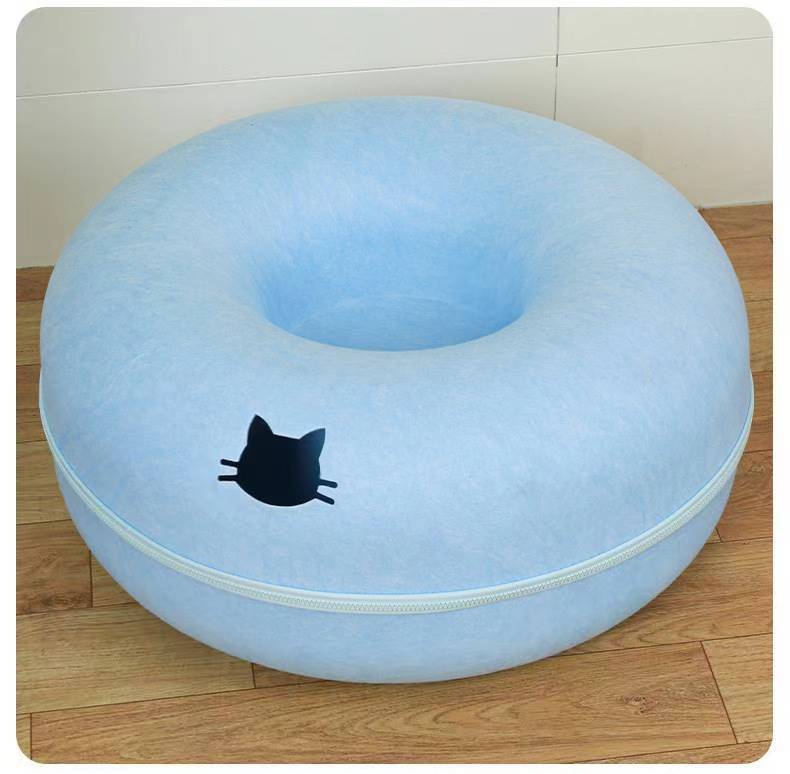 Round Tunnel Pet Bed Comfortable Play And Rest Nest