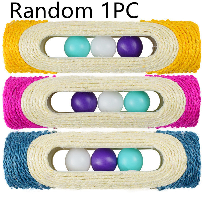 Long Sisal Drum Three Piece Scratch Pet Toy