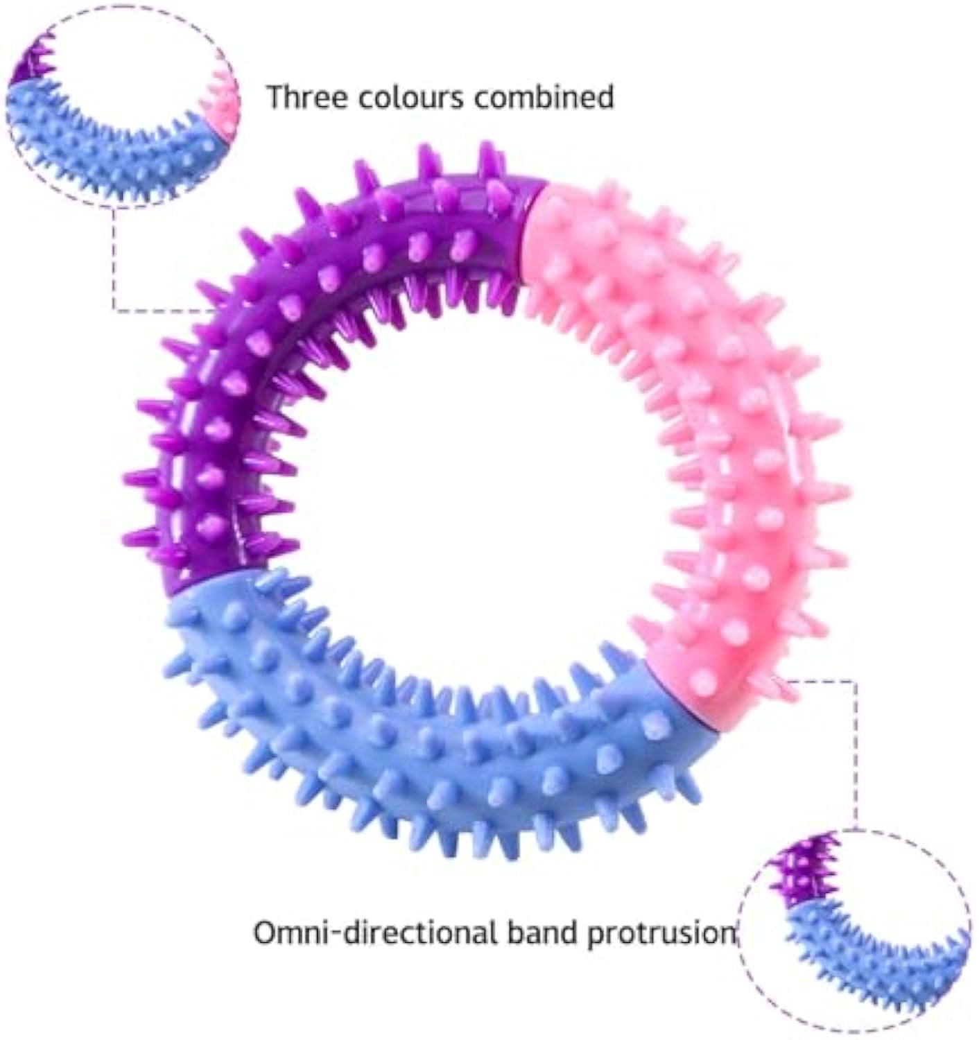 Rubber Ring Chew Teething Toy For Pets