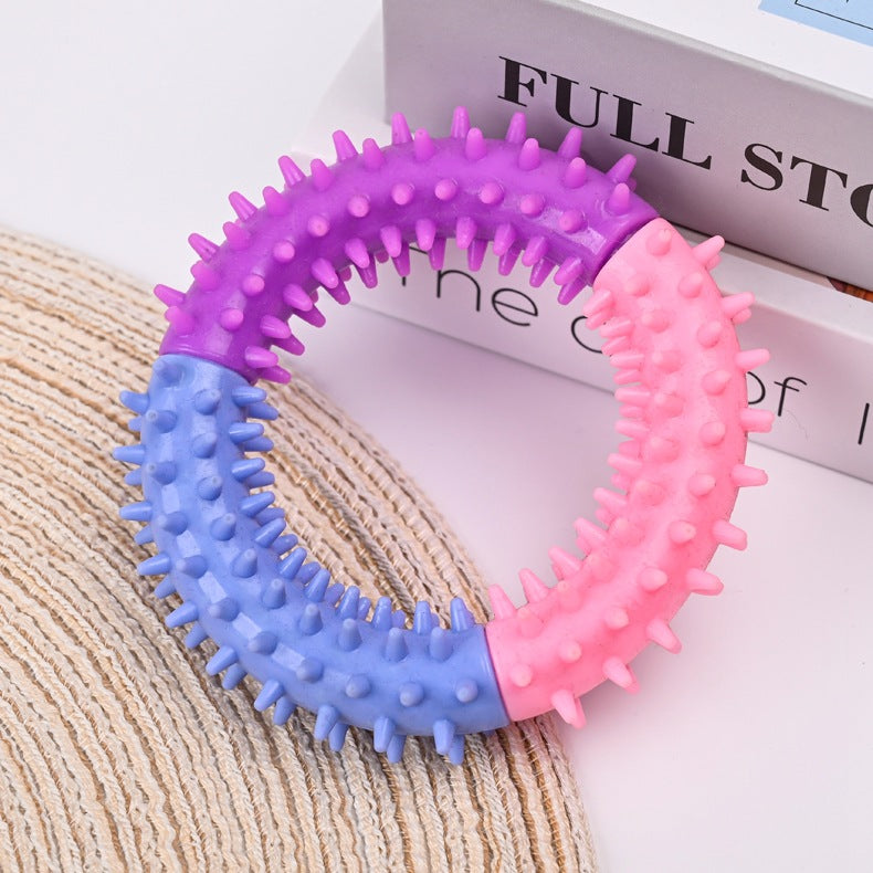 Rubber Ring Chew Teething Toy For Pets