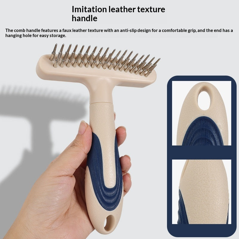 Pet Grooming Brush Hair Removal Detangling Tool