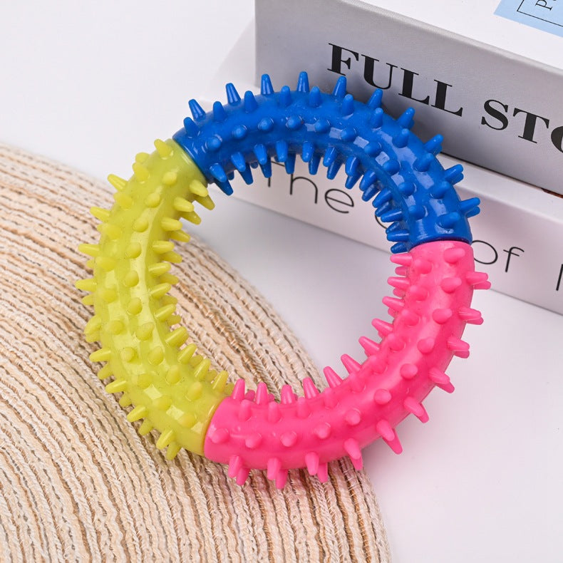 Rubber Ring Chew Teething Toy For Pets