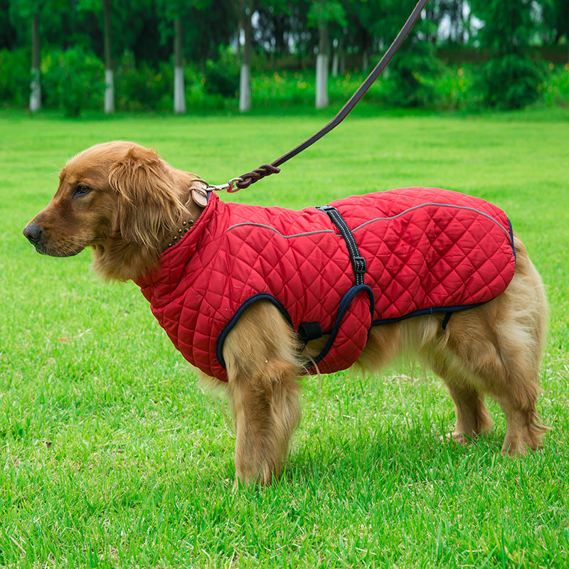 Adjustable Warm Pet Cotton Jacket Cozy Winter Wear