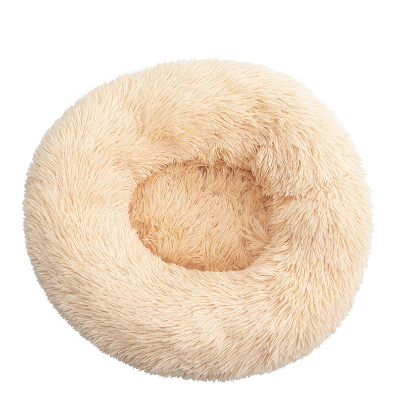 Round Cotton Pet Winter Warm Sleeping Bed Cozy Kennel Nest