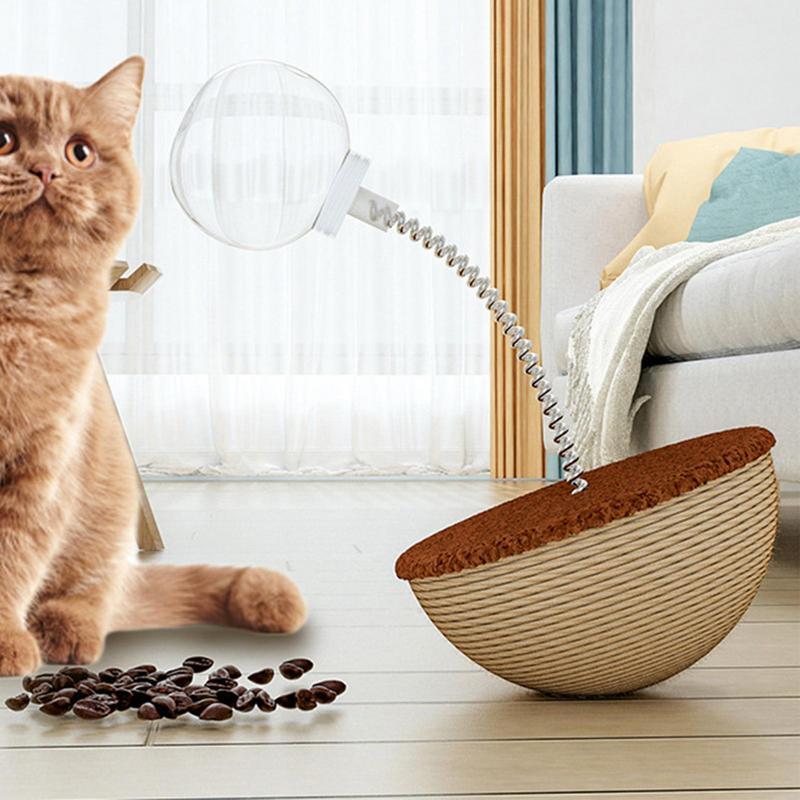 Interactive Balancing Food Dispensing Puzzle Pet Toy