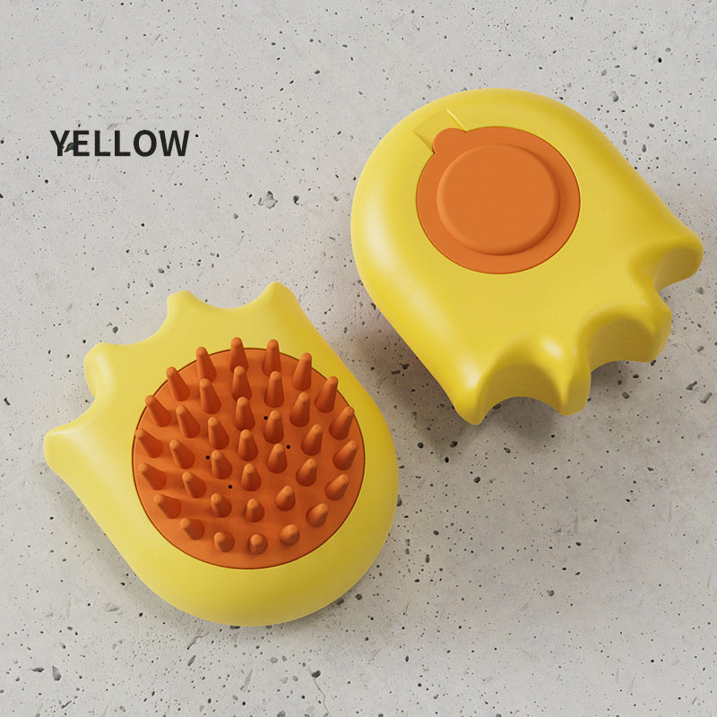 Shampoo Box Bath Massage Grooming Pet Brush