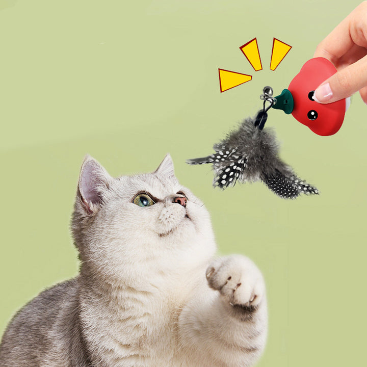 Retractable Wand Suction Cup Interactive Pet Exercise Toy