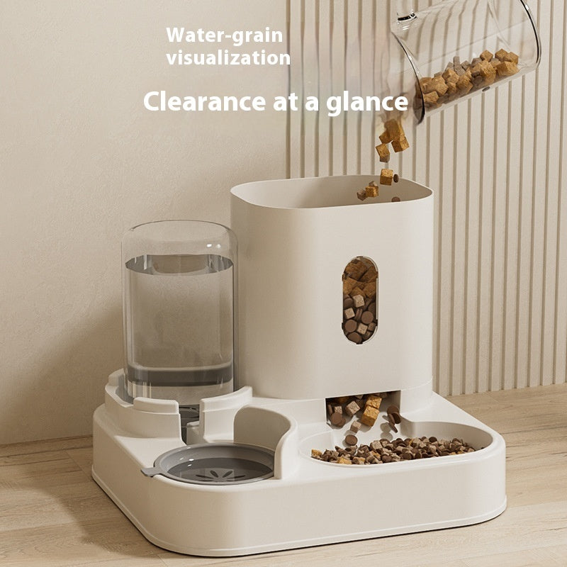 Automatic Pet Feeder Water Bowl Food And Drink Station