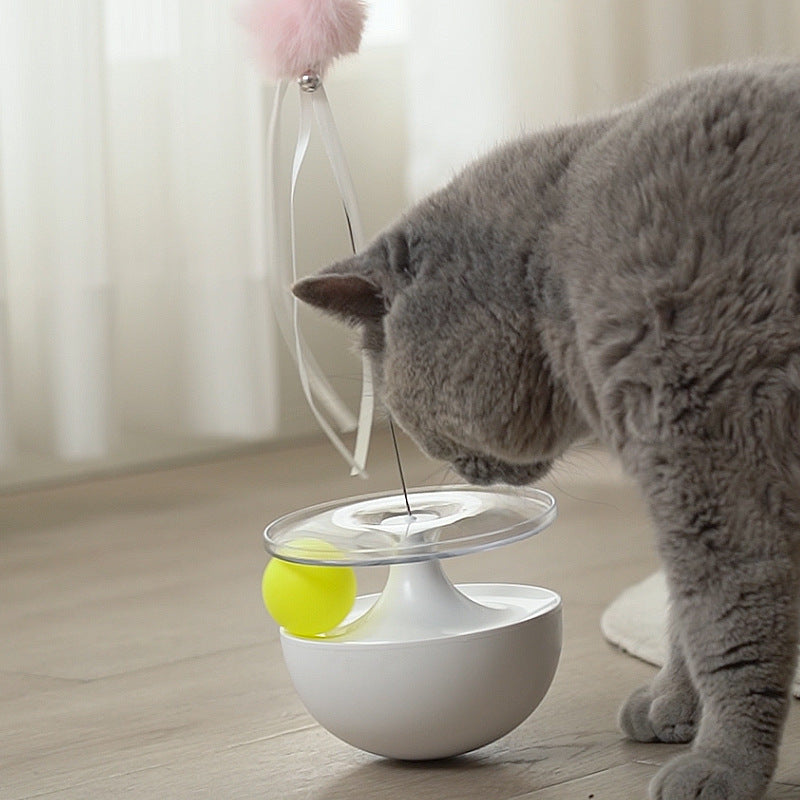 Self-Rolling Funny Stick Tumbler Interactive Pet Toy