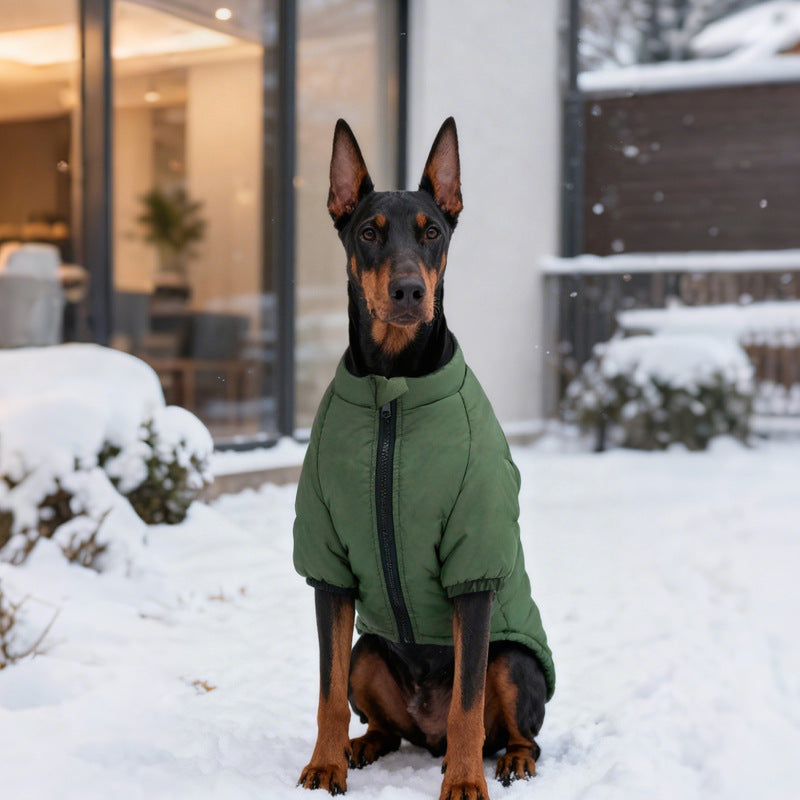 Cotton Pet Jacket Two-Leg Design Comfortable Wear