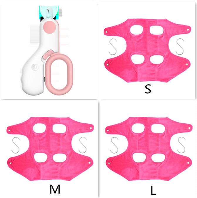 LED Illuminated Pet Mini Nail Trimmer ABS Grooming Tool