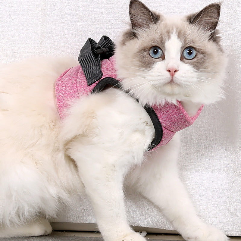Breathable Lightweight Pet Chest Harness Lace Rope Leash
