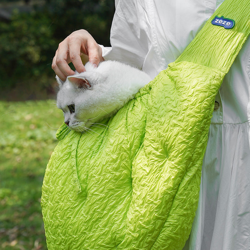 Pet Carrier Shoulder Diagonal Travel Warm Bag