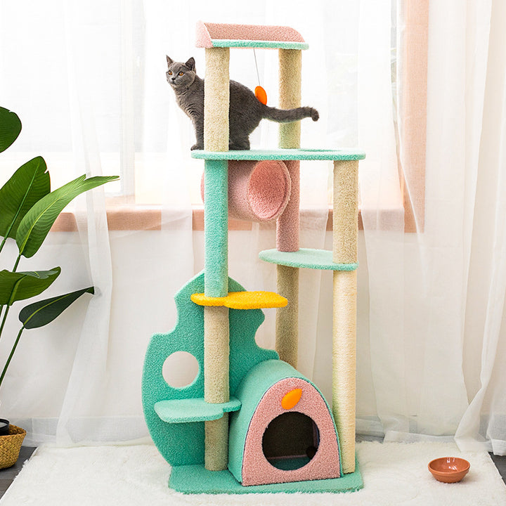 Large Scratch Post Life Supply Interactive Pet Toy