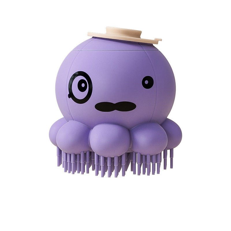 Silicone Body Wash Bath Massage Grooming Pet Brush