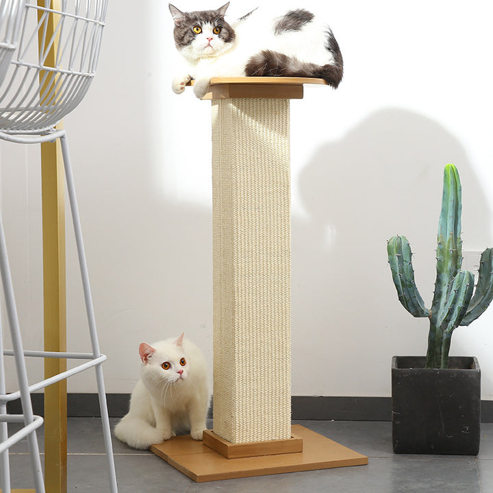Sisal Roman Column Scratch Board Pet Toy